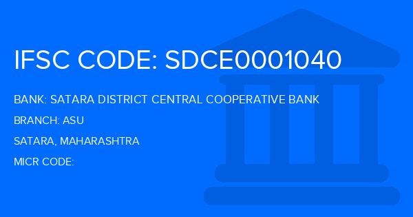 Satara District Central Cooperative Bank Asu Branch IFSC Code