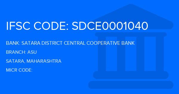 Satara District Central Cooperative Bank Asu Branch IFSC Code