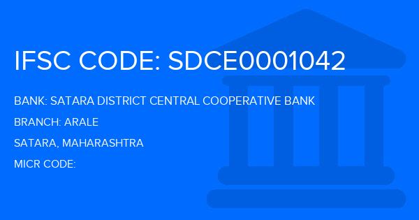 Satara District Central Cooperative Bank Arale Branch IFSC Code
