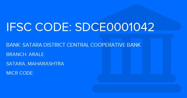 Satara District Central Cooperative Bank Arale Branch IFSC Code