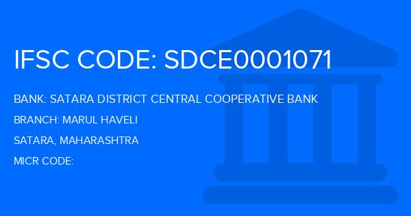 Satara District Central Cooperative Bank Marul Haveli Branch IFSC Code