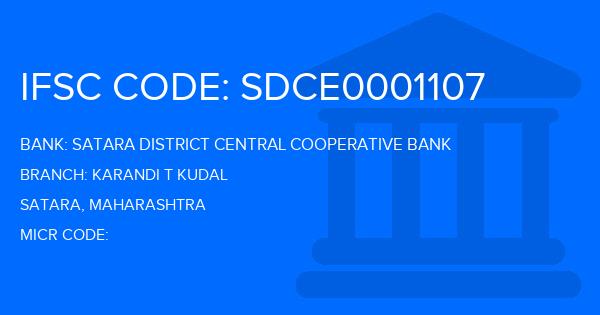 Satara District Central Cooperative Bank Karandi T Kudal Branch IFSC Code