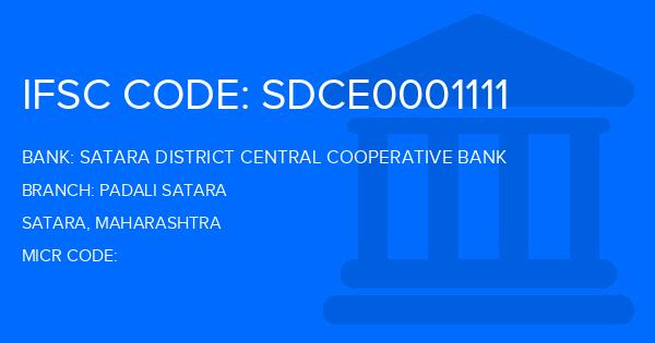 Satara District Central Cooperative Bank Padali Satara Branch IFSC Code