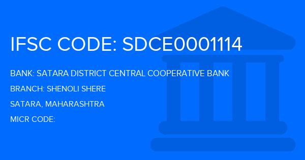 Satara District Central Cooperative Bank Shenoli Shere Branch IFSC Code