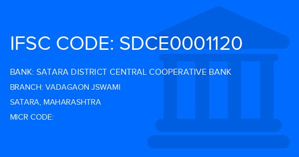 Satara District Central Cooperative Bank Vadagaon Jswami Branch IFSC Code