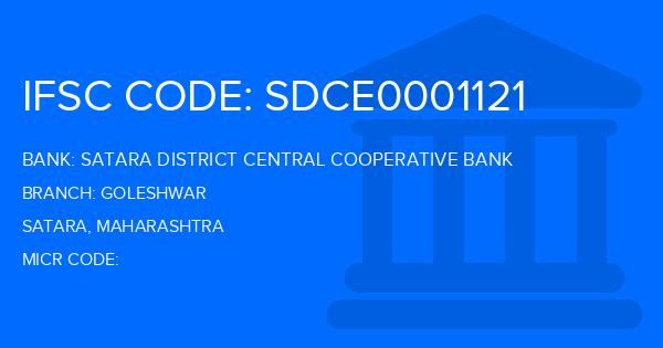 Satara District Central Cooperative Bank Goleshwar Branch IFSC Code