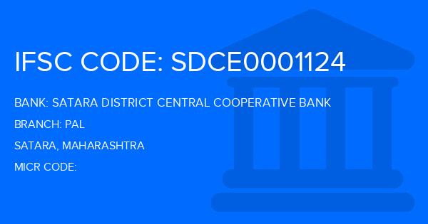 Satara District Central Cooperative Bank Pal Branch IFSC Code