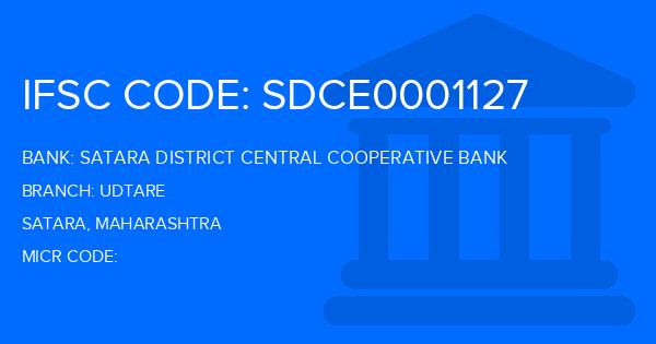 Satara District Central Cooperative Bank Udtare Branch IFSC Code