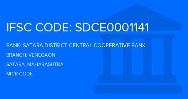 Satara District Central Cooperative Bank Venegaon Branch IFSC Code