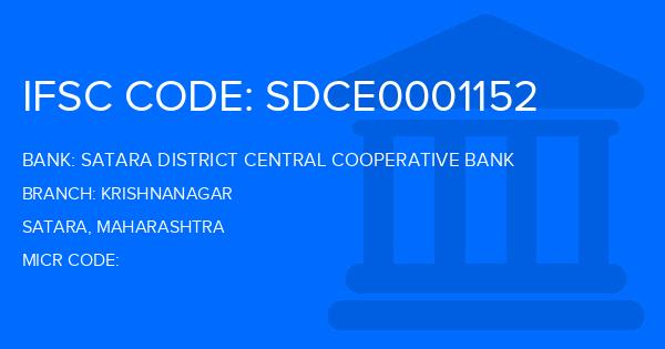 Satara District Central Cooperative Bank Krishnanagar Branch IFSC Code