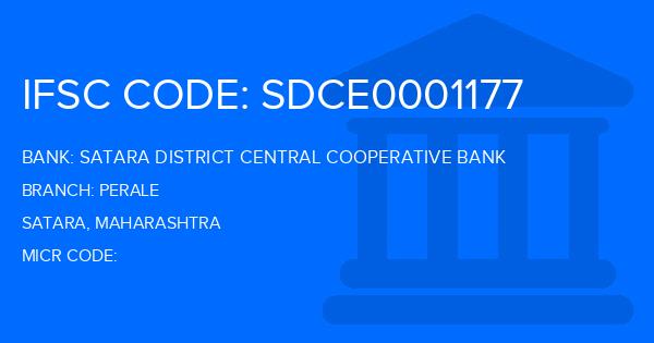 Satara District Central Cooperative Bank Perale Branch IFSC Code