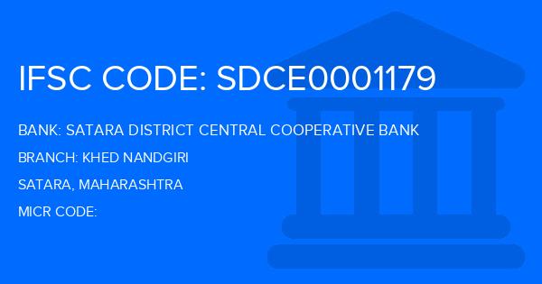 Satara District Central Cooperative Bank Khed Nandgiri Branch IFSC Code