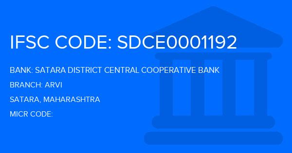 Satara District Central Cooperative Bank Arvi Branch IFSC Code