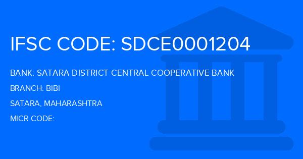 Satara District Central Cooperative Bank Bibi Branch IFSC Code