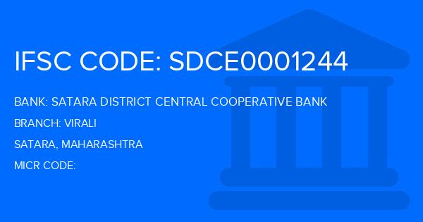 Satara District Central Cooperative Bank Virali Branch IFSC Code