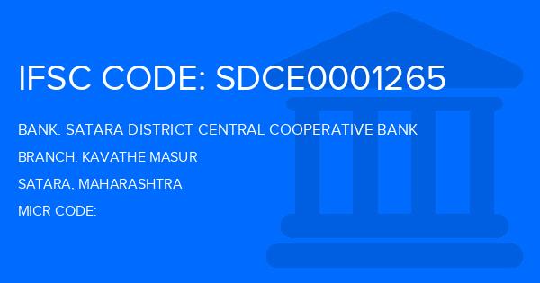 Satara District Central Cooperative Bank Kavathe Masur Branch IFSC Code