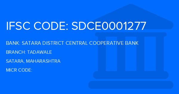Satara District Central Cooperative Bank Tadawale Branch IFSC Code