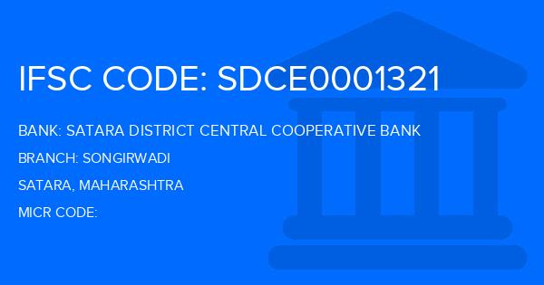 Satara District Central Cooperative Bank Songirwadi Branch IFSC Code
