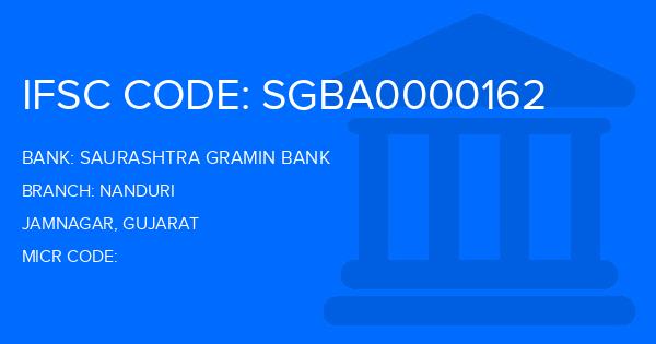 Saurashtra Gramin Bank Nanduri Branch IFSC Code