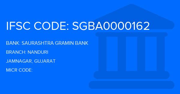 Saurashtra Gramin Bank Nanduri Branch IFSC Code