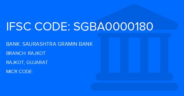 Saurashtra Gramin Bank Rajkot Branch IFSC Code