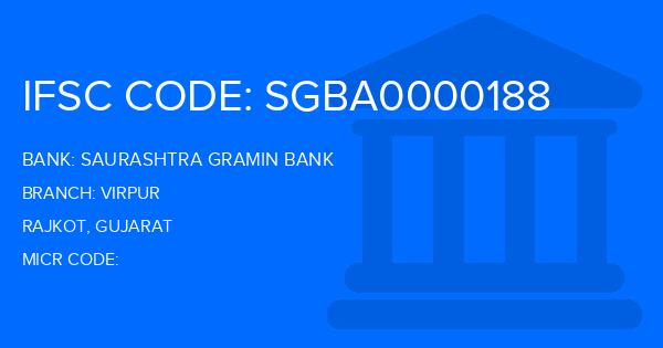 Saurashtra Gramin Bank Virpur Branch IFSC Code