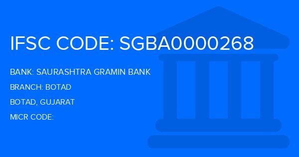 Saurashtra Gramin Bank Botad Branch IFSC Code