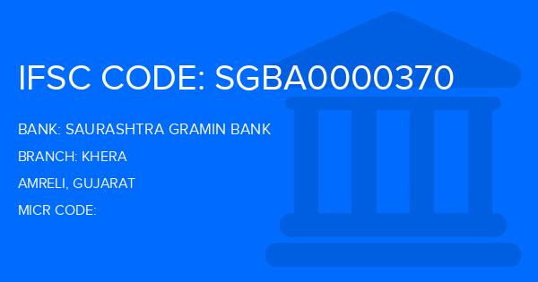 Saurashtra Gramin Bank Khera Branch IFSC Code