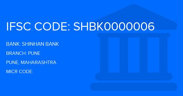 Shinhan Bank Pune Branch IFSC Code