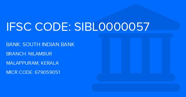South Indian Bank (SIB) Nilambur Branch IFSC Code