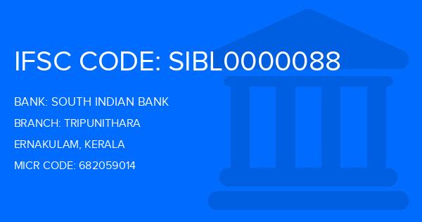 South Indian Bank (SIB) Tripunithara Branch IFSC Code