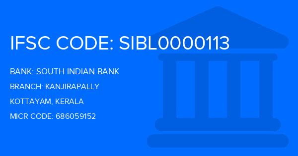 South Indian Bank (SIB) Kanjirapally Branch IFSC Code