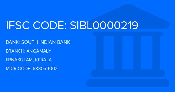 South Indian Bank (SIB) Angamaly Branch IFSC Code