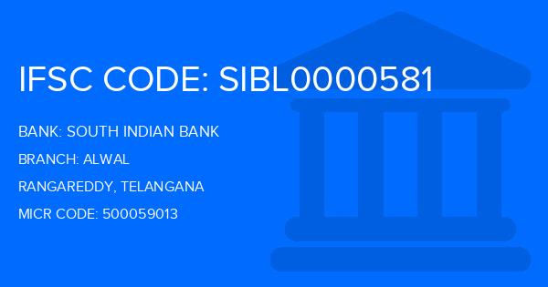 South Indian Bank (SIB) Alwal Branch IFSC Code