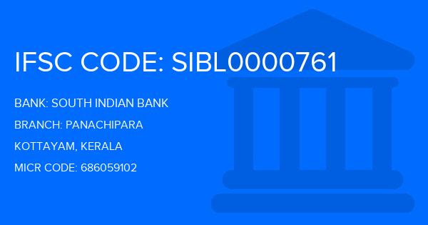 South Indian Bank (SIB) Panachipara Branch IFSC Code