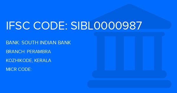 South Indian Bank (SIB) Perambra Branch IFSC Code