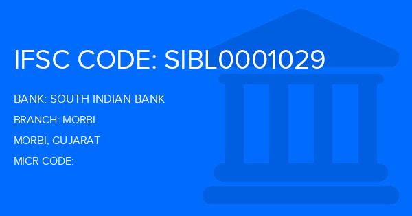 South Indian Bank (SIB) Morbi Branch IFSC Code