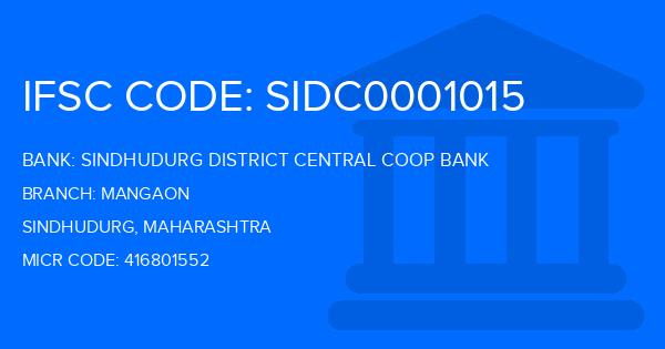 Sindhudurg District Central Coop Bank Mangaon Branch IFSC Code