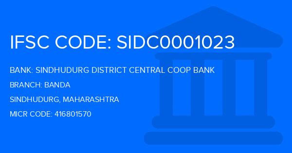 Sindhudurg District Central Coop Bank Banda Branch IFSC Code