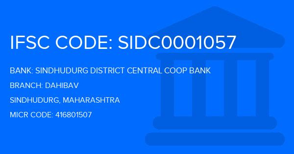 Sindhudurg District Central Coop Bank Dahibav Branch IFSC Code