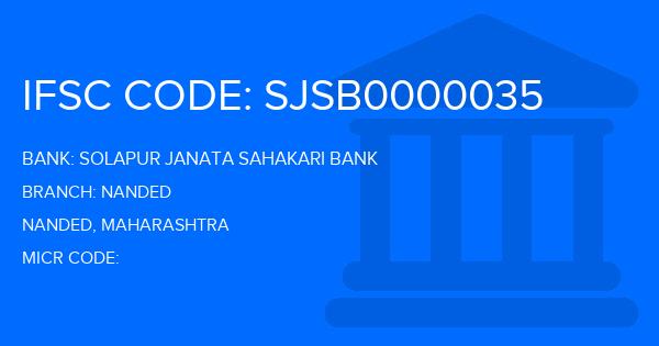 Solapur Janata Sahakari Bank Nanded Branch IFSC Code