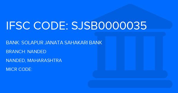 Solapur Janata Sahakari Bank Nanded Branch IFSC Code