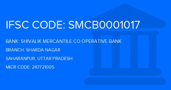 Shivalik Mercantile Co Operative Bank Sharda Nagar Branch IFSC Code