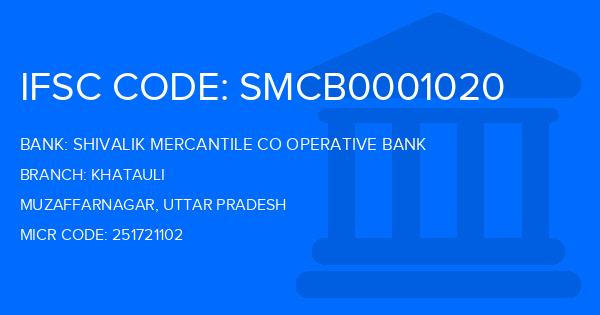 Shivalik Mercantile Co Operative Bank Khatauli Branch IFSC Code