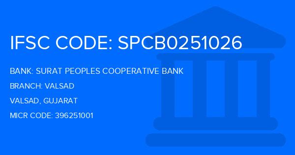Surat Peoples Cooperative Bank Valsad Branch IFSC Code