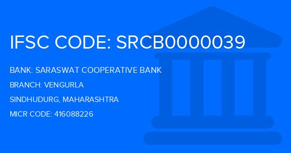 Saraswat Cooperative Bank Vengurla Branch IFSC Code