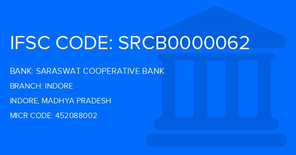 Saraswat Cooperative Bank Indore Branch IFSC Code