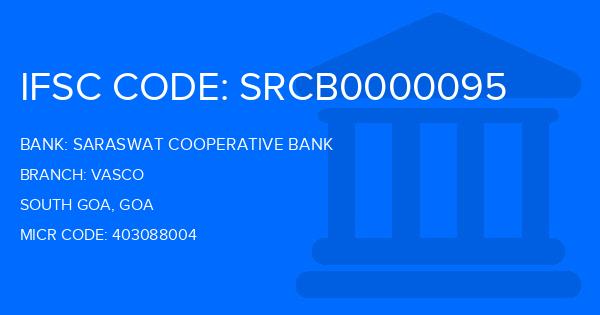 Saraswat Cooperative Bank Vasco Branch IFSC Code