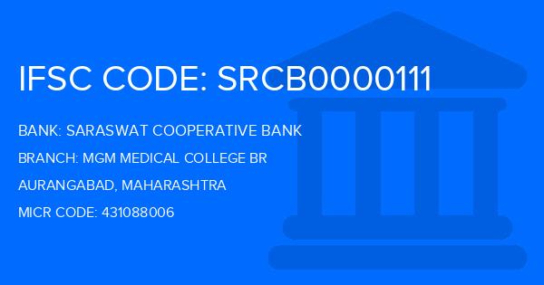 Saraswat Cooperative Bank Mgm Medical College Br Branch IFSC Code
