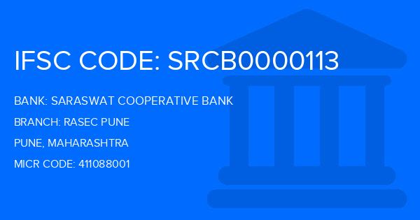 Saraswat Cooperative Bank Rasec Pune Branch IFSC Code